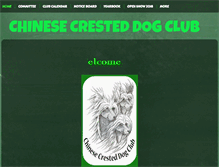 Tablet Screenshot of chinesecresteddogclub.com